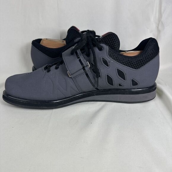 Reebok Lifter PR‎ Weightlifting Platform Shoes Men's Size 10 Gray BD2631 Workout - Picture 12 of 14